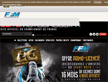 Tablet Screenshot of elite-motocross.fr
